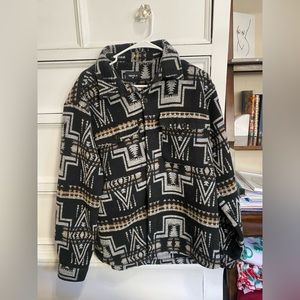 Men's button down shirt jacket!